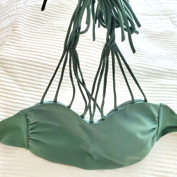 Xhilaration/Target Bikini TOP and BOTTOM Sage-Olive Green (Size Large) - Picture 6 of 8